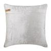 The HomeCentric Cushion Cover Cushion Cover Decorative Pillow Covers Pack of 2 22x22 inch (55x55 cm) Grey Velvet Throw Pillow Covers Handmade Pillow Covers Modern Style Easter - Paloma Grey Floral view 3