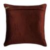 The HomeCentric Cushion Cover Sofa Rust Decorative Couch Pillow Cases Pack of 2 16x16 inch (40x40 cm) Velvet Throw Pillow Covers Abstract Zardozi Traditional Cushion Cover Home Decor - Golden Sitar view 3