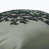 The HomeCentric Throw Pillow Covers, Silver Pillows Cover, Beaded Tree Throw Pillows Cover, Pack of 2, 18x18 inch (45x45 cm) Pillow Case, Square Silk Pillowcase, Floral - Silver Tree of Life view 2