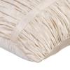 The HomeCentric Cushion Cover, Ivory Pillows Cover, Textured Pintucks Solid Color Pillow Covers, Pack of 2, 14x14 inch (35x35 cm) Pillows Cover, Square Velvet Pillowcase, Striped, Soft Ivory Beauty view 2
