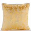 The HomeCentric Decorative Pillow Cover Pack of 2 18x18 inch (45x45 cm) Yellow Mimosa Yellow Pillow Cover Golden Yellow Flowers Floral Theme Burnout Velvet Pillow CoverFloral - Mimosa Yellow Drops view 1