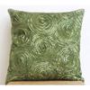 The HomeCentric Toss Pillow Cover, Green Decorative Zippered Throw Pillow Covers Pack of 2, 16x16 inch (40x40 cm), Silk Toss Pillow Covers, Circles & Dots, Sequins Embellished - A Touch of Envy view 3