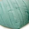 The HomeCentric Cushion Cover For Couch, Pack of 2, 22x22 inch (55x55 cm) Throw Pillow Cover, Sea Blue Pillow Cover, Pintucks Solid Throw Pillow Cover, Faux Suede Cushion Cover, Solid - Light Sea Blue view 2