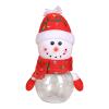 TITA-DONG Christmas Candy Jar, Santa Claus Snowman Elk Food Storage Bottle, Sugar Biscuit Cookie Container for Holiday Xmas Child Gift Bottle Decor(B) view 1