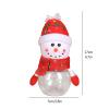 TITA-DONG Christmas Candy Jar, Santa Claus Snowman Elk Food Storage Bottle, Sugar Biscuit Cookie Container for Holiday Xmas Child Gift Bottle Decor(B) view 2