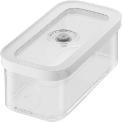 ZWILLING FRESH & SAVE CUBE Storage Container, Size M, Modular & Stackable Container, Airtight & Vacuum Storage, Dishwasher Safe, Transparent