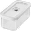 ZWILLING FRESH & SAVE CUBE Storage Container, Size M, Modular & Stackable Container, Airtight & Vacuum Storage, Dishwasher Safe, Transparent view 1