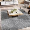 Mason Brooks Amalia AZ35B Storm Cloud Geometric Contemporary Gray Area Rug, 2'0" X 8'0" view 3