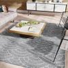 Mason Brooks Amalia AZ35B Storm Cloud Geometric Contemporary Gray Area Rug, 2'0" X 8'0" view 4