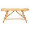 bali & pari Septa Modern Bohemian Natural Rattan Accent Bench view 4