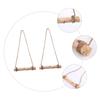 ARTIBETTER 4 Sets A Small Stick Rope Wood Chips The Swing view 3