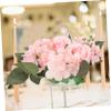 ABOOFAN 6pcs Artificial Rose Candle Wreaths for Wedding Table Centerpieces Floral Decor for Home Parties Lightweight Fake Rose for Holiday Decorations view 2