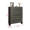 WAOCEO Shoe Rack Organizer Shoe Cabinet Large Capacity Home Door Storage Space Simple Modern Small Apartment Entrance Cabinet Shoe Shelf (Color : 70x24x118cm) view 2