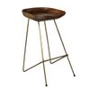 Angora Polite Bar Chair, Mid Century Modern Style, 100% Real Black Walnut Wood for Bar & Entertainment, Living Room, Kitchen, Counter Height Bar Stools, Bar Stools for Kitchen Island view 3