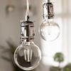Feit Electric BPG1660950CAWFIL/2 Daylight Globe Shape Exposed White Filament LED Bulb, 2 Bulbs per Pack; 5.5W; 60W Equivalent; E12 Base; 5000K; 90 CRI; 500 Lumens; 15000 Life Hours view 4