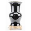 Home Dcor Antique Reproductions - Porcelain Vase with Bronze Ormolu - Ebony Dimension: 11x11x19 Pattern: Ebony view 3