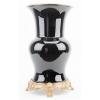 Home Dcor Antique Reproductions - Porcelain Vase with Bronze Ormolu - Ebony Dimension: 11x11x19 Pattern: Ebony view 4