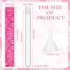 Copkim 38 Pcs Tampon Flask Set Included Tube Flasks Containers for Women Tampon Reusable Wrappers(Stylish Style) view 3