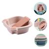 Healeved Washboard for Laundry Hand Wash Board Basin Space-Saving Design for Dormitory and Home view 4