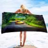 ISILA Sports car Pattern Pool Towel, Microfiber Beach Towel Oversized, Absorbent sandless Lightweight Beach Towel for Beach Bath Yoga view 2