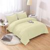 The OutNeT Ivory Solid Duvet Cover Set Oversized Cal-King 98x108 Size Egyptian Cotton Luxury Soft & Breathable Comforter Cover with Hidden Zipper Closer & Corner Ties Durable and Fade Resistant view 2