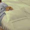 The OutNeT Ivory Solid Duvet Cover Set Oversized Cal-King 98x108 Size Egyptian Cotton Luxury Soft & Breathable Comforter Cover with Hidden Zipper Closer & Corner Ties Durable and Fade Resistant view 4