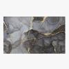 Black Gold Marble Art Area Rugs, Nordic Abstract Marble Lines Indoor Non-Slip Kids Rug, for Room Sofa Living Room Mat Bedroom Home Decor Floor Mats,2 x 6ft view 4