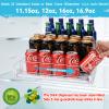 BingoHive Drink Dispenser for Refrigerator, Self-Pushing Soda Can Organizer for Fridge, 5 Rows already Assembled, Automatic Can Dispenser with Spring Loaded for Refrigerator Holds 25 cans, White view 2