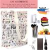 POFULL Paris Themed Gifts Paris Is Calling And I Must Go Tote Bag Paris Lover Gift (Paris Is Calling Tote Bag) view 3