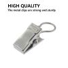 50 PCS Curtain Clips with Hooks,SAFYY Small Metal Drapery Clips for Home Decoration Photos Art Craft Dispaly Indoor and Outdoor Activities Supplies-Silver view 3