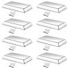 EBANKU Christmas Stocking Holder, 8 Packs Mantel Stocking Hangers Fireplace Stocking Holders Bases for Christmas Decorations (Silver) view 1