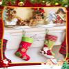 EBANKU Christmas Stocking Holder, 8 Packs Mantel Stocking Hangers Fireplace Stocking Holders Bases for Christmas Decorations (Silver) view 2