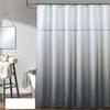 Liveinu Shower Curtain, Gradient Polyester Fabric Shower Curtain Set with Hooks, Rustic Waterproof Morocco Printed Bathroom Shower Curtain Sets, Grey White60x72 view 1