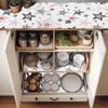 12" W x 120" L Floral Drawer and Shelf Liner for Cabinets, Non-Adhesive Strong Grip Non-Slip Flower Shelf Cabinet Kitchen Shelf Liners for Kitchen Cabinets view 2