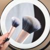 GALSOR 8 Inch Wall Mounted Vanity Makeup Mirror with LED Lighted,Two-Sided 10X Magnification Mirror for Bathroom/Bedroom/Hotel, Matte Black, Plug Powered view 3