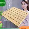 SUNMME Bamboo Bath Mat,Bamboo Duckboard Bath Mat,Wood Shower Mat - Non Slip Indoor Or Outdoor Shower Mat,Waterproof Mat for Spa, Sauna, Kitchen Or Camp Shower,Customizable,60x110cm/24x43in view 3