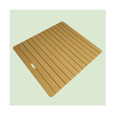 SUNMME Wooden Grating Duck Board Bathroom,Bamboo Bath Mat,Bamboo Shower Mat, Wooden Shower Mat for Home, Tub,Spa Or Outdoor Use,with Water-Resistant Coating,Customizable,80x90cm/31x36in