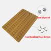 SUNMME Wooden Grating Duck Board Bathroom,Bamboo Bath Mat,Bamboo Shower Mat, Wooden Shower Mat for Home, Tub,Spa Or Outdoor Use,with Water-Resistant Coating,Customizable,80x90cm/31x36in view 4