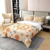 100% Cotton Groovy Party Decorations Duvet Cover Full for Girls Women Peace Sign Decor Bedding Set Hippie Butterfly Comforter Cover Cute Kawaii Florals Soft Breathable Bed Sets Honey Bee Gifts view 3