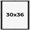 30x36 Shadow Box Black Farmhouse Wood Texture Display Frame | 1 Inch Deep | 0.75 Inch Moulding Width | Includes Shatter Resistant Acrylic Plexiglass, Backing & Hanging Hardware view 1