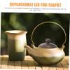 Decorative Teapot Lid Replacement for Small Ceramic Tea Kettles Easy to Use Smooth Edges Ideal for Home Parties Camping and Outdoor view 3