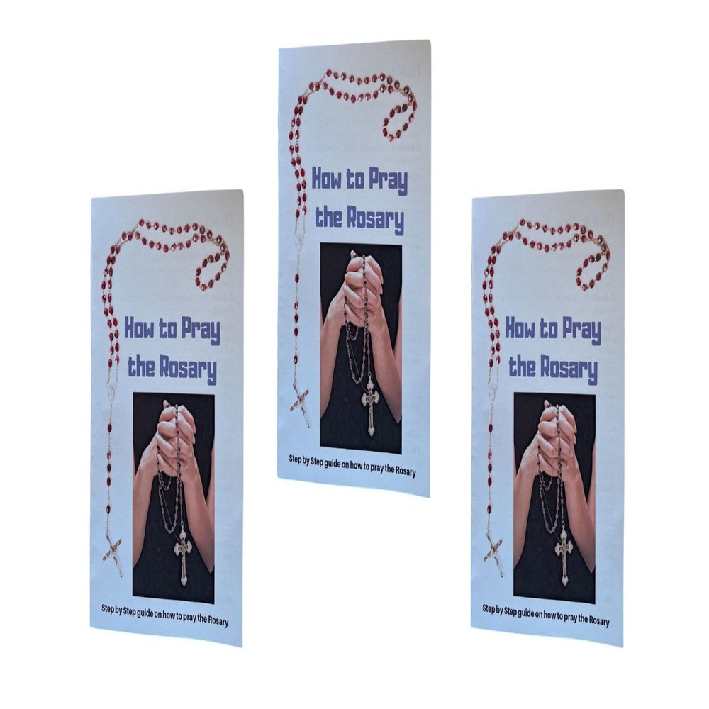 How to Pray the Rosary Prayer Card 3 Pack