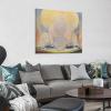 BAIKAI Agnes Pelton The Fountains Poster Hanging Picture Painting On Canvas Wall Art Poster Scroll Picture Print Living Room Walls Decor Home Posters 12x12inch(30x30cm) view 3