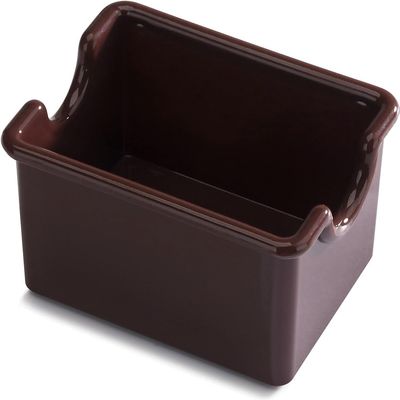 Soro Essentials- Set of 36 Plastic Sugar Packet Holder Brown Color -Sugar Caddy Condiments Holder Sweetener Packets Organizer Caddy for Coffee Bar Tea Bag Organizer Table Restaurant Hotel
