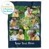 Ships Next Day, Custom Blanket with Picture and Text - Printed in USA, Personalized Photo Blanket with Text (Fleece 60x80) view 2