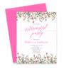 Cute Pink and Purple Watercolor Wildflower Retirement Party Invites, Spring Wildflowers Retirement Dinner Invitations with Envelopes for Adults, Your choice of Quantity and Envelope Color view 1