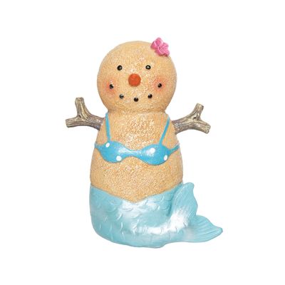 GALLERIE II Sand Snowlady Mermaid Figurine Blue