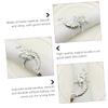 2pcs Mermaid Napkin Rings Serviette Buckle Ring Fall Napkin Rings Christmas Napkin Buckles Valentine s Day Mariposas Decorativas para Pared Set up Metal Delicate view 3