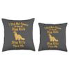 Chicken Nuggets Merch Choose The Nug Life Funny Dino Nugget Graphic Throw Pillow, 18x18, Multicolor view 3
