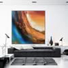Abstract Art Canvas Modern Colorful Oil Painting New Home Decor Living Room Art Handmade oil painting Wall Art,Unstretched,Frameless,(102X102cm) 40X40Inches view 3